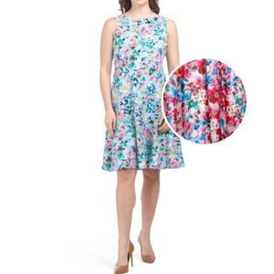 Nwt Maria Gabrielle dress women’s size medium a-line floral sleeveless new